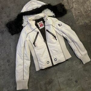 Miss Sixty Women's White Y2K Jacket